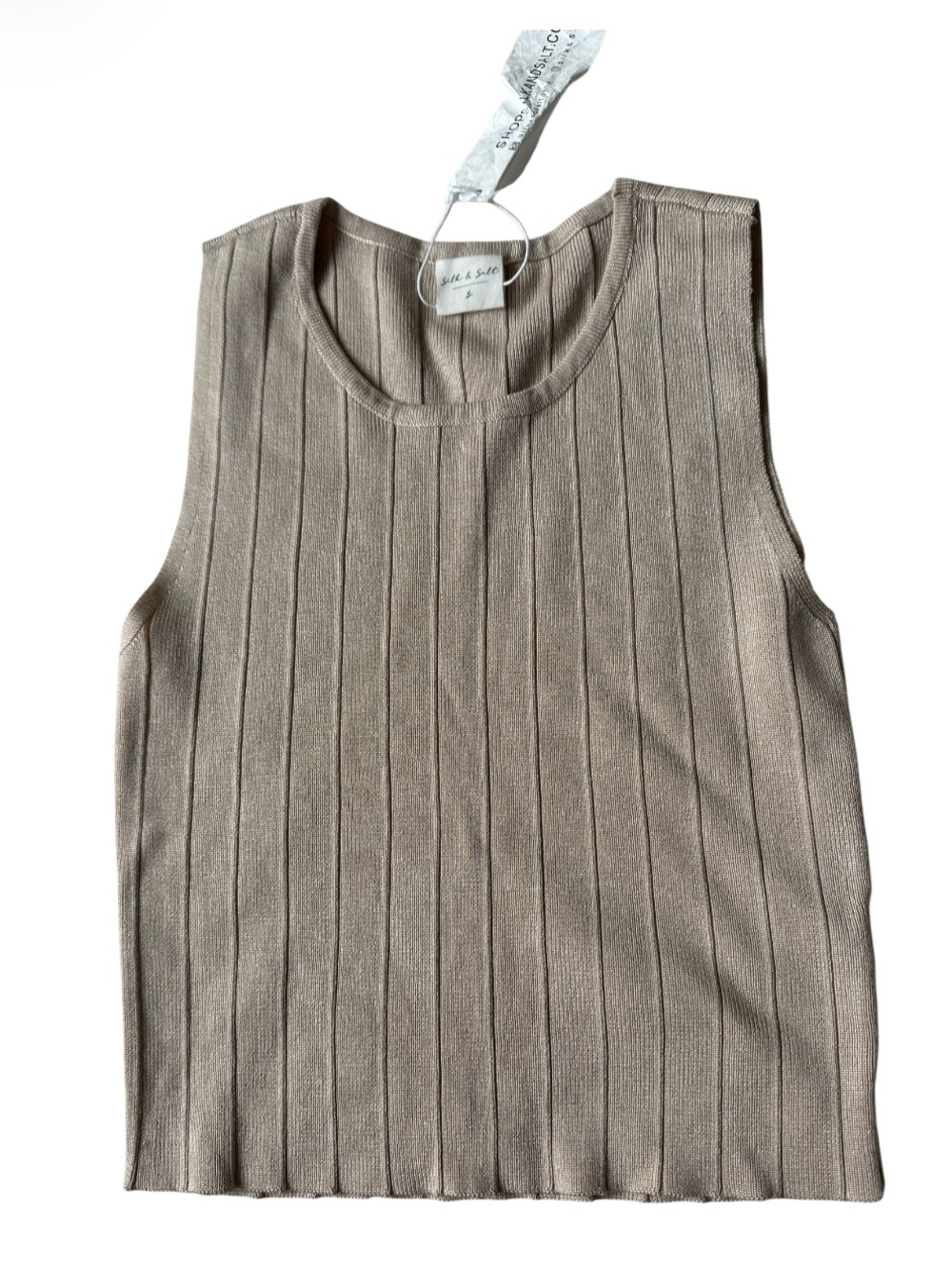 Silk and Salt ribbed tank